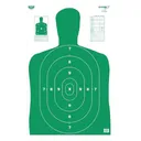 Birchwood Casey BC-27 Target, Green/White, 5 Pack - Green and White Bullseye Targets - 37045 - Birchwood Casey