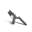 KAK Industry Complete K15 Billet AR15 Lower Receiver - Pistol Tube - KAK