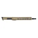 Blackout Defense .223 Wylde 13.9 Barrel Carbine Mid Length Fixed Gas Block Forward Assist FDE Upper Receiver - Blackout Defense
