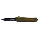 Microtech 142-16DLCTSH Combat Troodon D/E DLC Damascus Standard, DLC Damascus Blade OTF Automatic Knife - Microtech Knives