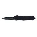 Microtech 142-1CT-DSH Combat Troodon Delta D/E Frag Shadow Standard, Fluted DLC Blade OTF Automatic Knife - Microtech Knives