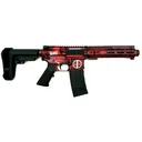 ZEUS ARMS AETHER DEADPOOL 5.56 PISTOL 7.5 RED/BLK SBA3 BRACE 1-30RD MAG - Zeus Arms