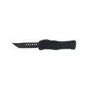 Microtech 919-1DLCTFRSH Hera Hellhound Frag Shadow, Black Handle & DLC Blade OTF Automatic Knife - Microtech Knives