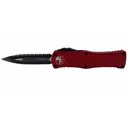 Microtech 702-3 RD D/E Black Full Serrated Red - Microtech Knives