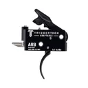TriggerTech AR-9 Adaptable, Short Two Stage, Curved Black, Trigger - Triggertech