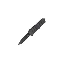 HK Mini Incursion OTF Automatic: 2.95 Tanto Blade - Black PVD Finish, Matte Black Aluminum Frame - Heckler and Koch