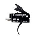 TriggerTech AR-9 Competitive, Short Two Stage, Curved Black, Trigger - TriggerTech