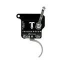 TriggerTech Rem 700 Special Trigger, Single Stage Left-Handed, No Bolt Release, Curved Stainless Trigger - Triggertech