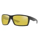Costa Reefton Blackout w/ Sunrise Silver Mirror 580p Polarized Lens Sunglasses - Costa Del Mar