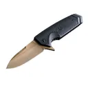 Sig Sauer 36219-SIG EX-02 Black G10 Emperor Scorpion Manual Folding 3.75 Spear Point - FDE - Hogue