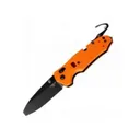 Trauma First Response Tool 3.38 black Cerakote finish blunt tip Bohler N690 stainless blade Orange G10 - Hogue