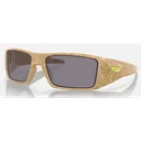 Oakley Heliostat Coalesce Stone Desert Tan w/ Prizm Grey Polarized Lenses Sunglasses - Oakley