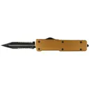 TEMPLAR KNIFE LARGE OTF BRONZE 3.5 BLACK DAGGER ALUMINUM HND - Templar Knife