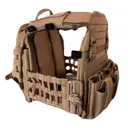 GUARD DOG BODY ARMOR CERBERUS PLATE CARRIER FDE ADJUSTABLE WITH MULTIPLE POUCHES - Guard Dog Body Armor