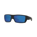Costa Del Mar Rafael 580P Polarized Sunglasses - Blackout Frame with Blue Mirror Lenses - Costa Del Mar
