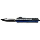 TEMPLAR KNIFE LARGE OTF BACK THE BLUE 3.5 BLK DROP POINT - Templar Knife