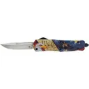 TEMPLAR KNIFE LARGE OTF EAGLE 3.5 SILVER DROP POINT - Templar Knife