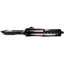 TEMPLAR KNIFE LARGE OTF FULL US 3.5 BLACK TANTO SERRATED - Templar Knife