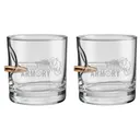 Benshot .308 BattleHawk Armory 11oz Rocks Glass 2 Pack Gift Set - Benshot