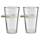 Benshot .50 BMG BattleHawk Armory 16oz Pint Glass 2 Pack Gift Set - Benshot