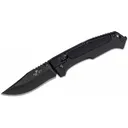 B&S 41/2 BLK ALMN SLD LK MD CLP PN - Bear and Son Cutlery