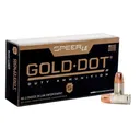 Speer Gold Dot 9mm, 147gr Hollow Point, 50rd Box - Speer