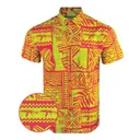 Retro Rifle High Tide Green / Pink Button Down Hawaiian Shirt - S - Retro Rifle