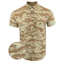 Warrior Co. Button Down Camo Shirt - Desert Tiger - L - Warrior Co.