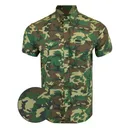 Warrior Co. Button Down Camo Shirt - M81Woodland - XL - Warrior Co.