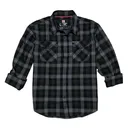 HDESIGN 32213 L/S FLANNEL LG OLIVE - Horizon Design