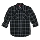 HDESIGN 32214 L/S FLANNEL XL OLIVE - Horizon Design