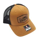 BattleHawk Armory Richardson 112 Snapback Trucker Hat- Carmel/Black BattleHawk Armory Woven Patch - Battlehawk Armory