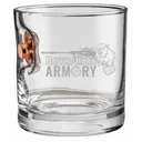 Benshot 45acp Expanded BattleHawk Armory 11oz Rocks Glass - Benshot