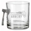 Benshot Throwing Axe BattleHawk Armory 11oz Rocks Glass - Benshot