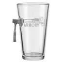 Benshot Throwing Axe BattleHawk Armory 16oz Pint Glass - Benshot