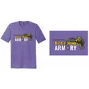 The District Tri-Blend BattleHawk Armory T-Shirt - Purple - XL - Battlehawk Armory