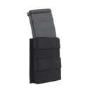 Esstac Single 5.56mm Midlength KYWI Pouch, Black, w/ Webbing, 2x One-Wrap Velco Attachments - Esstac