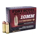 Fort Scott Munitions 10mm 125 gr Tumble Upon Impact (TUI) 20rd Box - Fort Scott Munitions