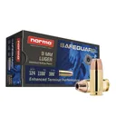 SAFEGUARD 9mm Luger 124gr JHP 50RDS AMMO - Norma
