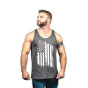 AMERICA JERSEY TANK ASPHALT MEDIUM - Nine Line Apparel