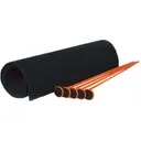 GSS SMALL RIFLE ROD KIT 5 ORNG RIFLE RODS .22 CAL 19X15 - Gun Storage Solutions