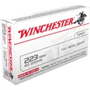 Winchester Ammo USA223R3 USA  223 Rem 62 gr Full Metal Jacket (FMJ) 20 Bx/ 50 Cs - Winchester Repeating Arms