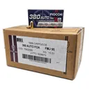 Fiocchi 380AP Training Dynamics  380 ACP 95 gr Full Metal Jacket (FMJ) CASE OF 1000 ROUNDS - Fiocchi Ammo