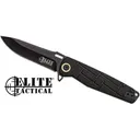 MC ELITE TACTICAL READINESS 3.5 DROP POINT FLDR BLK/BLK - Master Cutlery