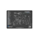 SIG P226 SCHEMATIC GRAY/BLUE - Cerus Gear