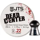 JTS PELLETS DEAD CENTER .22 DOMED 18.13GR. 250CT - Jts Shotguns