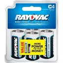 RAY-O-VAC ALKALINE BATTERY C 4PK - Energizer Batteries