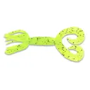 4 DOUBLE TL HULA GRUB CHT/BLK FLK - Gsm