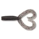 4 DOUBLE TAIL GRUB CINNAMN/BLK FLK - Gsm
