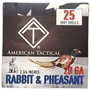 AMERICAN TACTICAL 20G GAME LOAD #4 1OZ 2.75 25RD BX 250RD CASE - ATI Ammunition